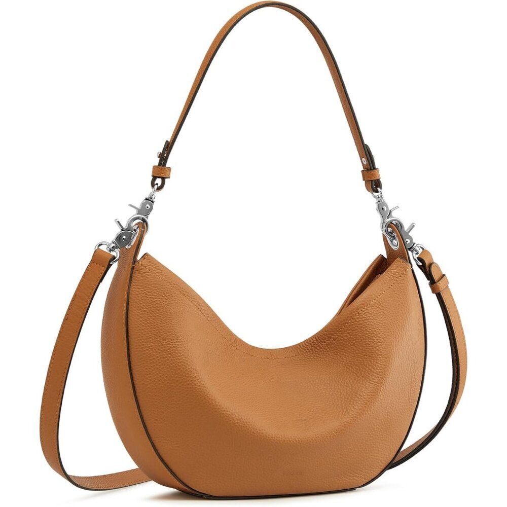 Leather Shoulder Bag Women Crossbody Purse Handbag Elegant Multi-Use - Picture 2 of 7